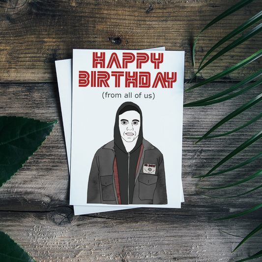 Mr. Robot Birthday Card