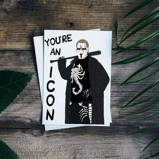 The Icon Sting Greeting Card