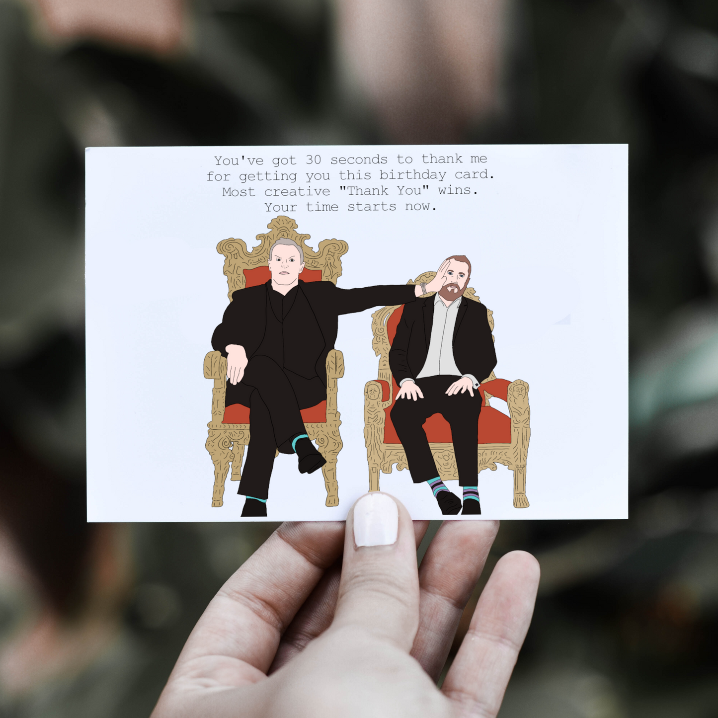 Taskmaster (UK) Birthday Card