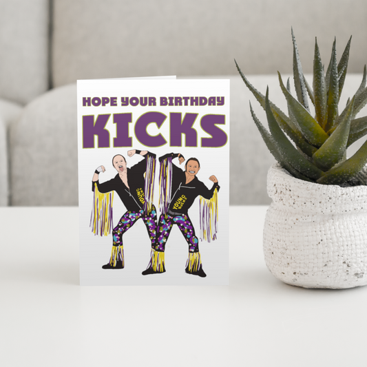 Young Bucks 'Matt and Nick Jackson' Birthday Card
